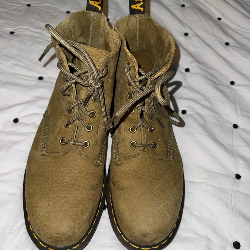 Dr. Martens Olive Green Boots